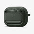 ACS05482 - Apple AirPods Pro 2 Case Rugged Armor in matte black showing the front